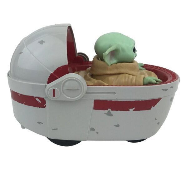 Star Wars Mandalorian 9" Grogu Baby Yoda Hover Pram Remote Radio Control Video - Picture 8 of 13